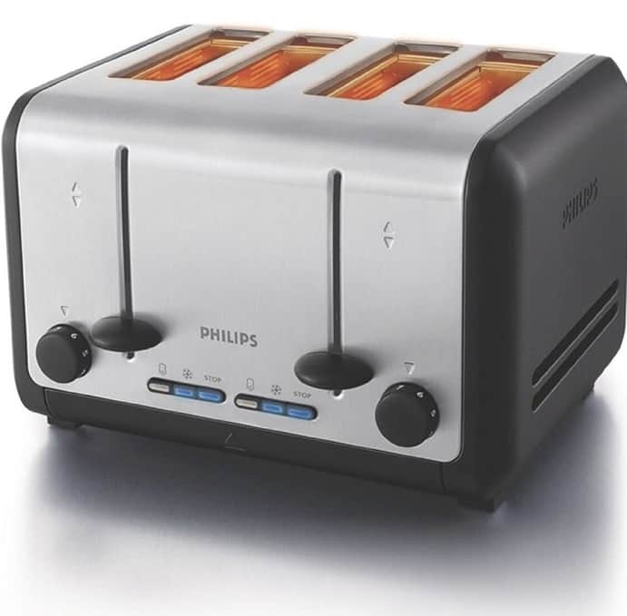 Philips HD2647/20 1800-Watt 4 Slice Toaster