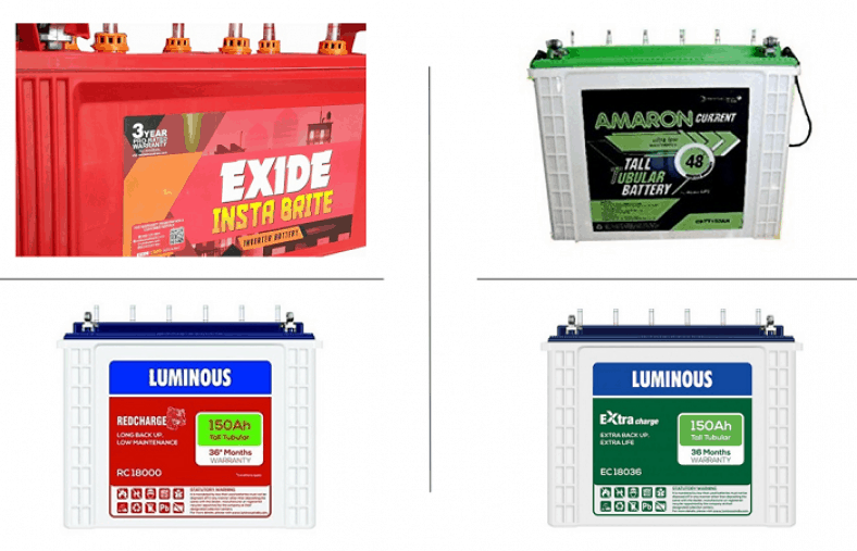 4 Best Inverter Battery Brands in India