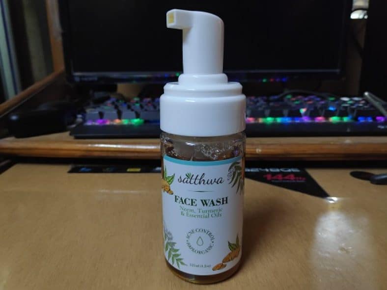 Satthwa Neem & Turmeric Foaming Face Wash Review