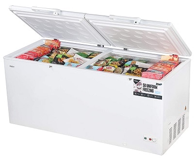 Haier - Double Door Hard Top Deep Freezer HCC 588HC