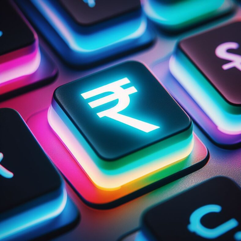 Mechanical backlit keyboard that also has the rupee symbol on it?