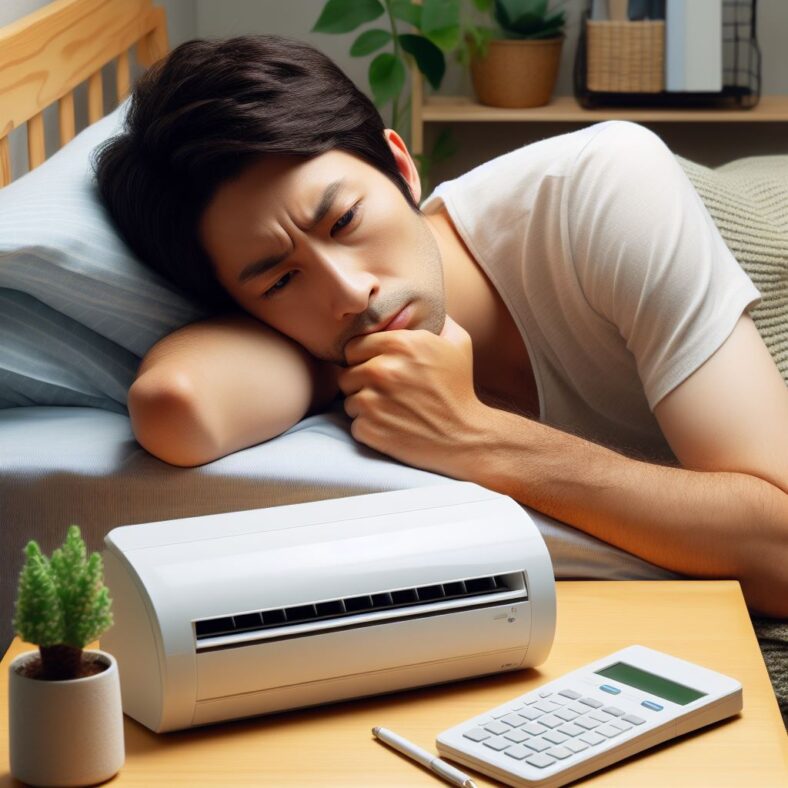 Can using the air conditioner during sleep impact one’s well-being?